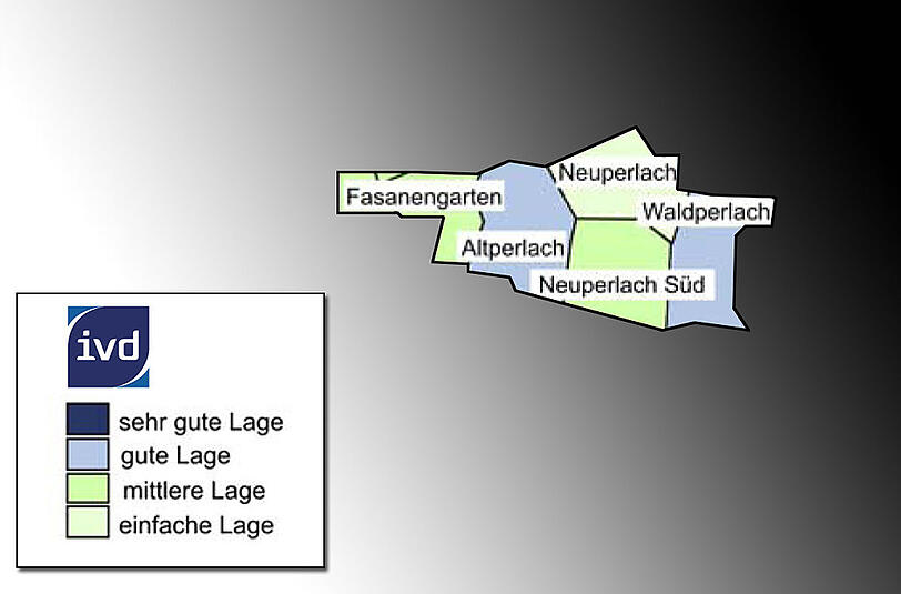 Wohnlage im CheckFasanengarten - Mittlere LageAltperlach - Gute Lage Neuperlach - Einfache LageNeuperlach Süd - Mittlere Lage Waldperlach - Gute Lage