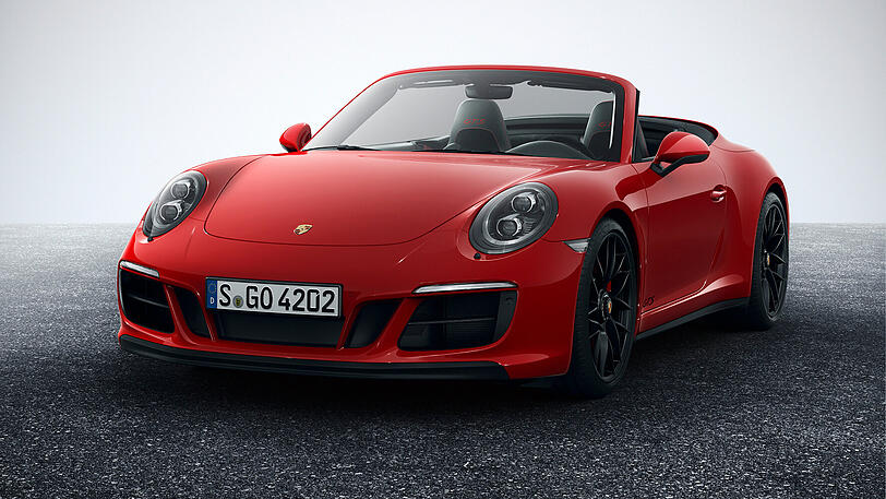 Auch das GTS Cabrio ist mit Heck- und Allradantrieb zu haben.