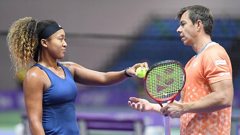 Das Ende einer erfolgreichen Zusammenarbeit: Naomi Osaka (links) und ihr Ex-Trainer Sascha Bajin.