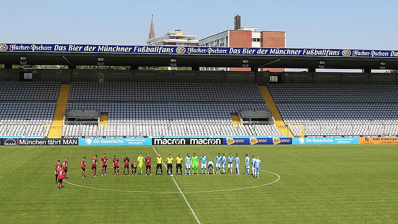 Dieser Anblick könnte in den nächsten Wochen Standard werden: Spiele des TSV 1860 vor leeren Rängen.