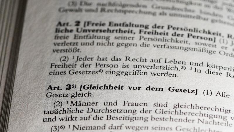 Artikel 3 des Grundgesetzes über Gleichheit vor dem Gesetz. Artikel 3 des Grundgesetzes über Gleichheit vor dem Gesetz.