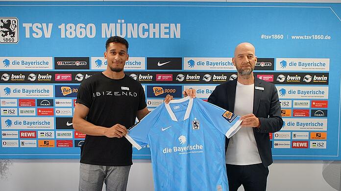 Günther Gorenzel (l.) mit Kevin Goden, dem dritten Neuzugang des Tages.