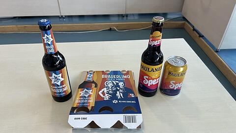 Etikett zu ähnlich? Das Spezi von Paulaner und die saarländische Brauereilimo.