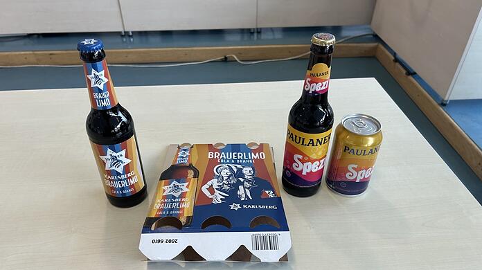 Etikett zu ähnlich? Das Spezi von Paulaner und die saarländische Brauereilimo.