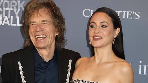 Mick Jagger und Melanie Hamrick bei einem seltenen gemeinsamen Auftritt im vergangenen Mai.