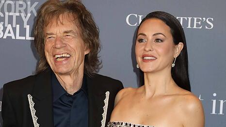 Mick Jagger und Melanie Hamrick bei einem seltenen gemeinsamen Auftritt im vergangenen Mai.