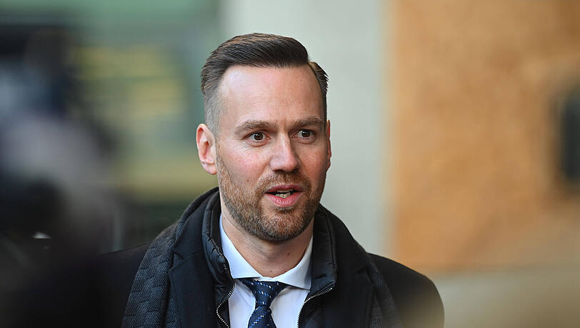Rechtsanwalt David M&uuml;hlberger vertritt mehrere Gesch&auml;digte in der Nebenklage im Prozess gegen Farhad N.