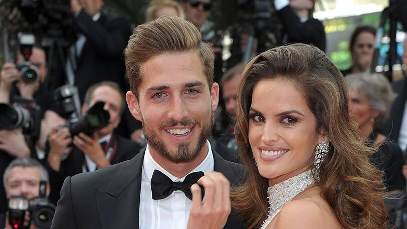 Glamour-Paar: Torwart Kevin Trapp ist mit dem brasilianischen Unterwäsche-Model Izabel Goulart liiert.