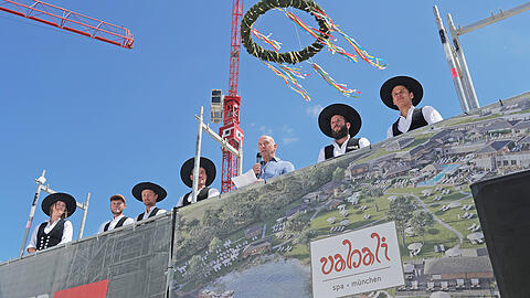Vabali Spa Richtfest in Olching.