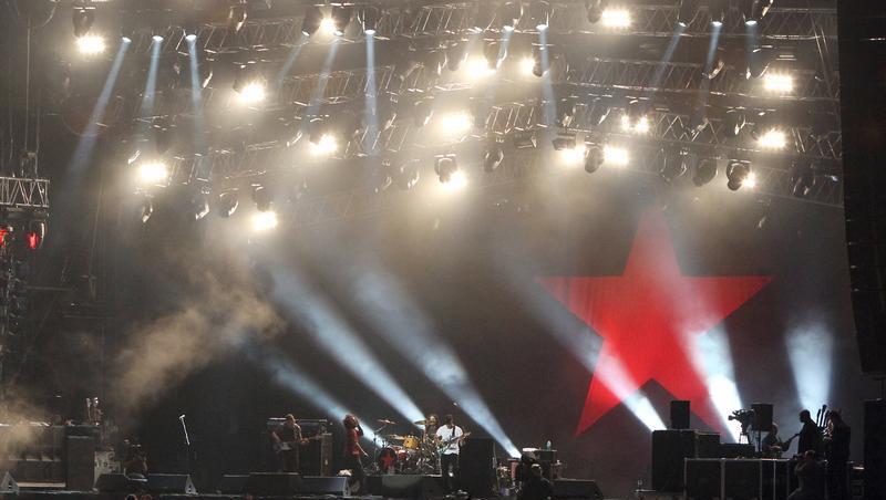 Rage against the machine rockten bereits am Donnerstag. Rage against the machine rockten bereits am Donnerstag.