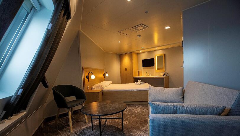 Le Fantasy Suite garantiscono il massimo comfort durante il viaggio.