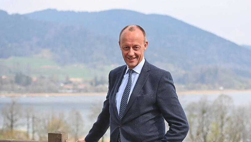 Friedrich Merz beim Ludwig-Erhard-Gipfel vor drei Jahren auf Gut Kaltenbrunn am Tegernsee.