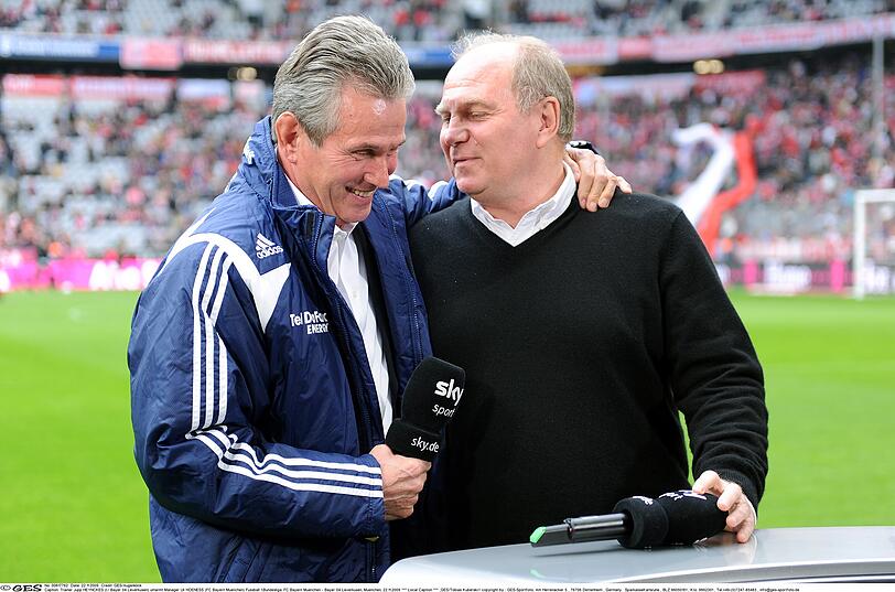 Die beiden haben Spaß zusammen: Jupp Heynckes und Uli Hoeneß.