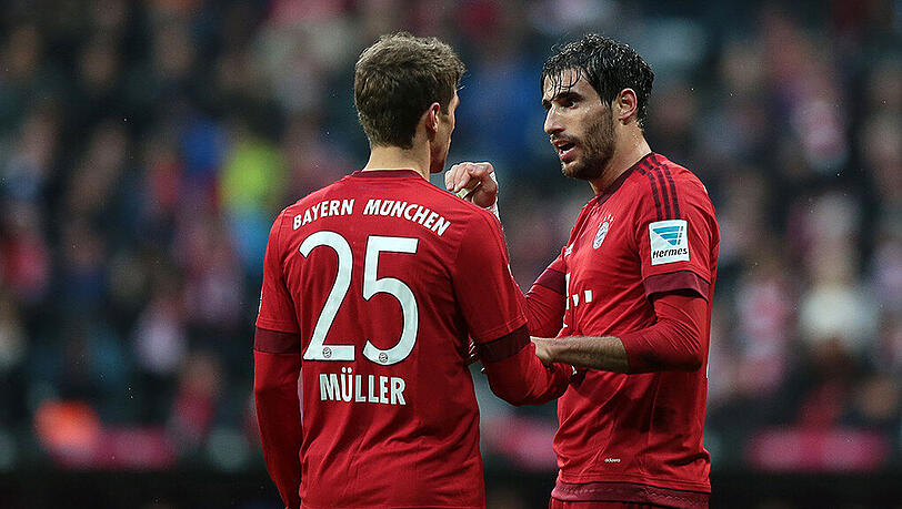 Stehen in der Startelf: Javi Martinez (rechts) und Thomas Müller.