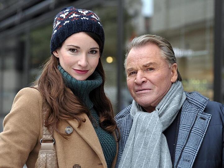 Sophie Wepper mit ihrem Vater Fritz Wepper