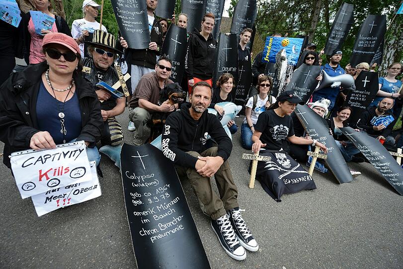 Der Protest gegen Delfinarien reißt nicht ab. Weltweit wollen Tierschützer am Samstag gegen die Haltung von Delfinen in Zoos demonstrieren.