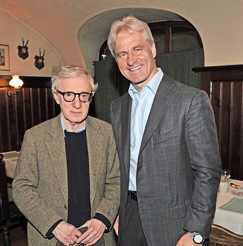 Peter Schmuck mit Woody Allen (2011).