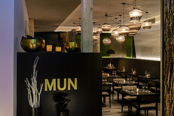 Im Restaurant MUN wird moderne asiatische Fusionsk&uuml;che serviert. Zum Valentinstag gibt es ein spezielles &bdquo;Valentinswochenendmen&uuml;".