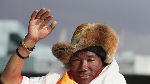 Kami Rita, Sherpa aus Nepal, ist in diesem Frühling arbeitslos.