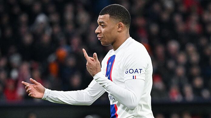 Zeigte sich unzufrieden mit einer Werbekampagne seines Vereins: Kylian Mbappé.