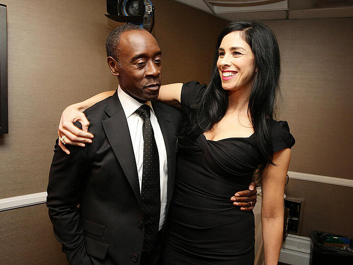 Sarah Silverman mit Schauspielkollege Don Cheadle