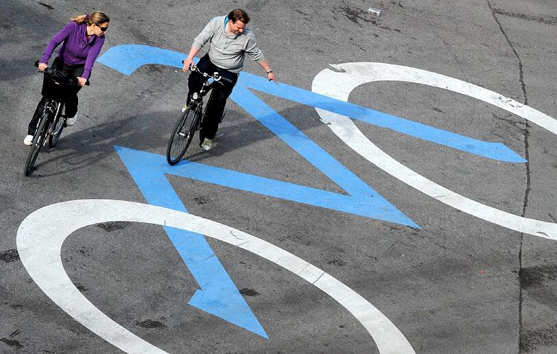 Wie's am schnellsten mit dem Radl von A nach B geht, zeigt den Münchner die MVV-Radl-App.