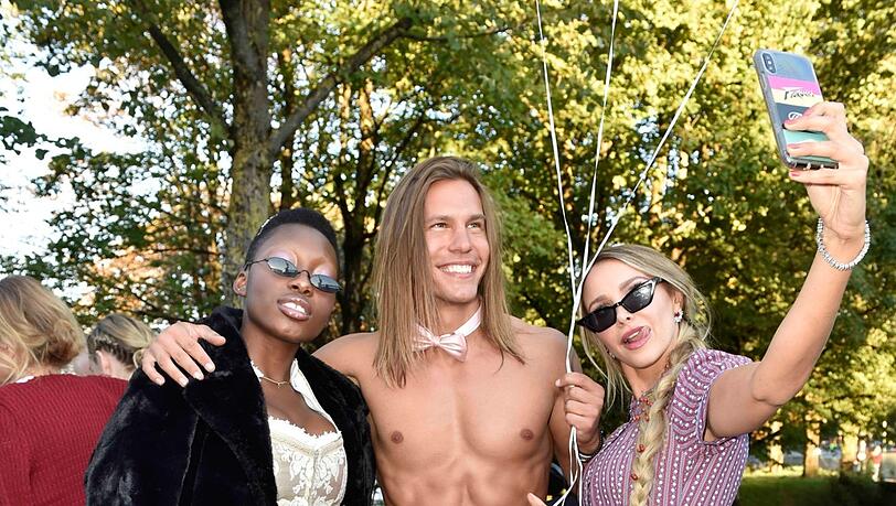 Toni Dreher, Model Patrick Madany und Sophie Hermann Toni Dreher, Model Patrick Madany und Sophie Hermann