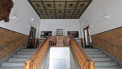 Das Treppenhaus in der alten Viehbank.