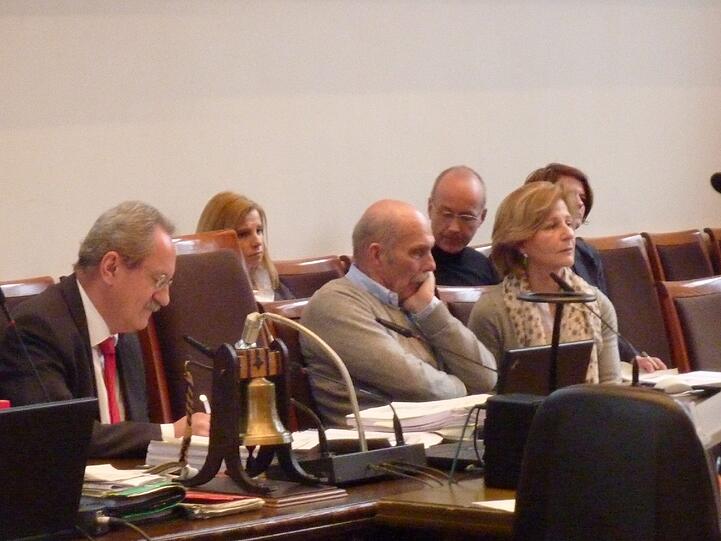 Im Stadtrat konnten die beiden Schwabinger Architekten Hermann Grub und Petra Lejeune ihre Pläne erläutern. OB Christian Ude sympathisiert mit ihrem Tunnel.