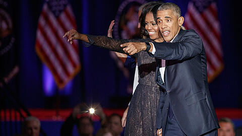 Nach fast 30 Jahren Ehe immer noch ein Traumpaar: Michelle und Barack Obama