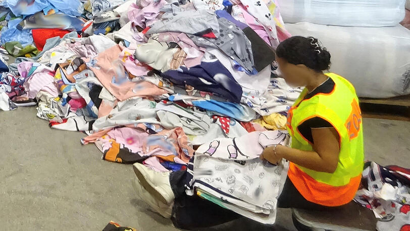 Ein Teil der sichergestellten Ware.