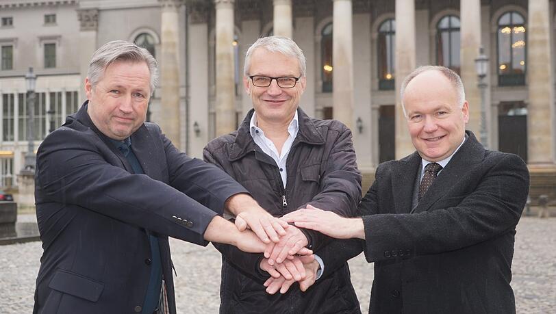 Wachstumsgegner: Andreas Dorsch (von links), Dirk Höpner und Michael Melnitzki von der München Liste.