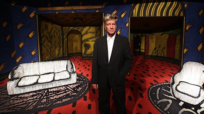 Das grelle oder düstere Gegenteil von Behaglichkeit: David Lynch 2009 in seiner Rauminstallation "ohne Titel" im nordrhein-westfälischen Brühl.