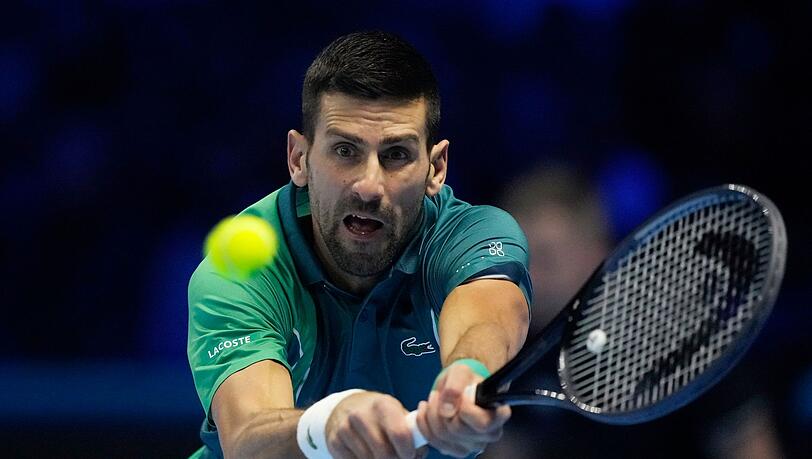 Novak Djokovic ist bei den ATP-Finals in Turin im Halbfinale.