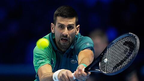Novak Djokovic ist bei den ATP-Finals in Turin im Halbfinale.