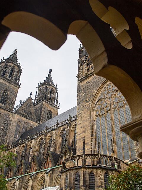 Im Magdeburger Dom befindet sich das Grabmahl von Otto dem Gro&szlig;en. (Archivbild)