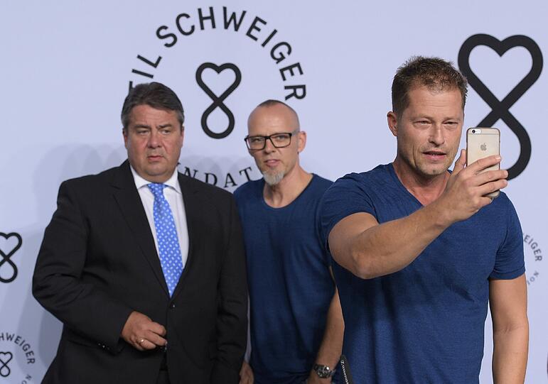 Ein Selfie der Drei zusammen darf natürlich nicht fehlen.