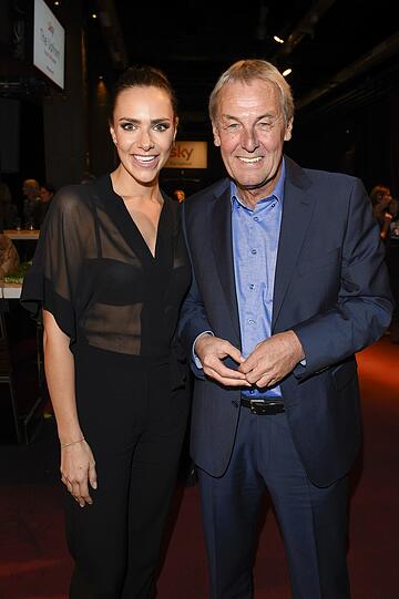 Esther Sedlaczek und Jörg Wontorra.