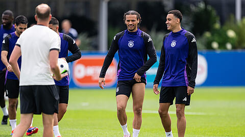 Zwei fürs Kreative: Jamal Musiala (r.) und Leroy Sané.