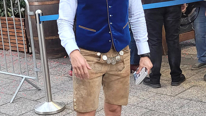 Die passende Lederhose gehört für Paul Janke zum Wiesn-Besuch dazu. Die passende Lederhose gehört für Paul Janke zum Wiesn-Besuch dazu.