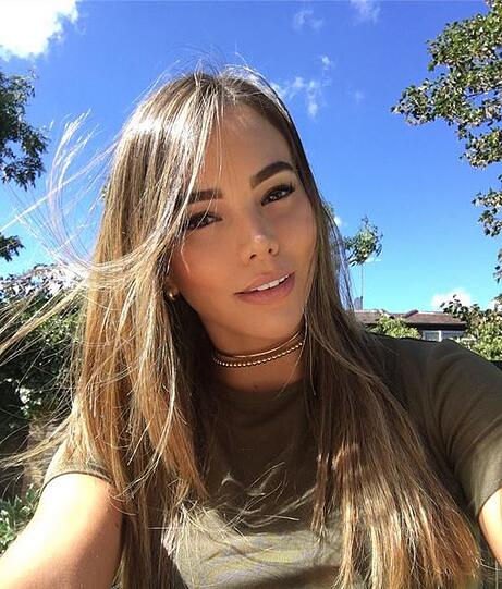 Gehört zu Arsenal-Keeper David Ospina: Die schöne Kolumbianerin Jessica Sterling.