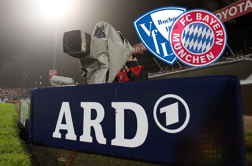 Die ARD überträgt das Pokalviertelfinale zwischen dem VfL Bochum und Bayern München.