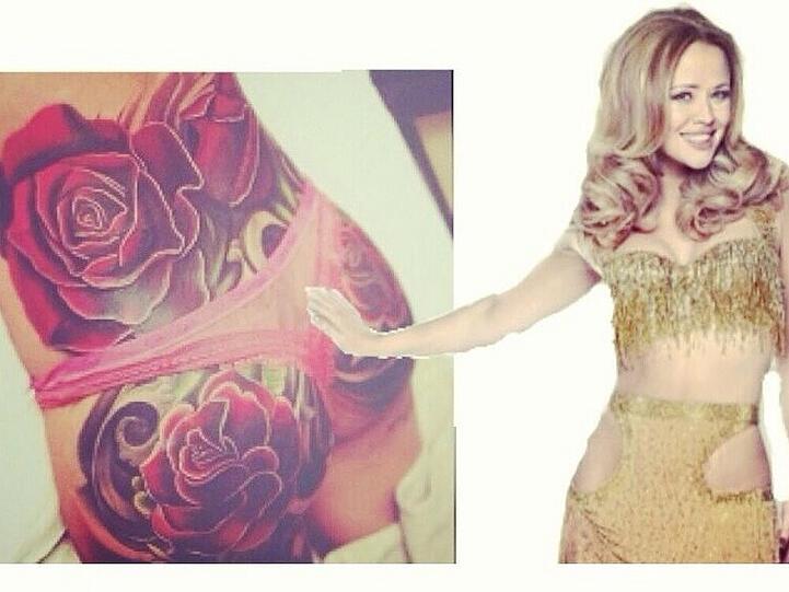 Mit dieser Fotomontage zeigt Cheryl Cole, dass künftig wohl niemand die Hände von ihrem Hintern lassen kann