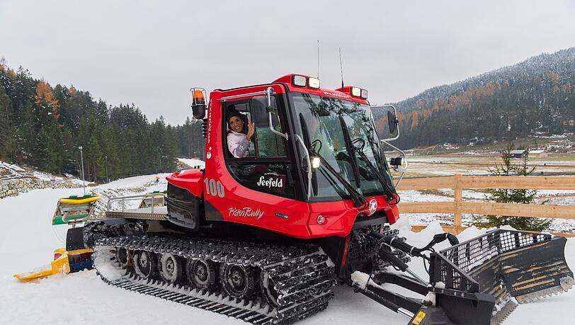 Spaß im Schnee: Barbara Becker in Seefeld