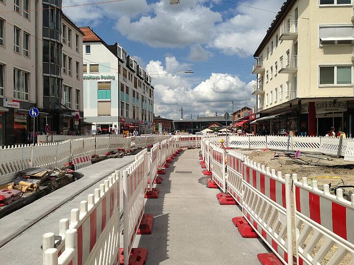 Jahrelang herrschte in Pasing Baustelle. Eine fotografische Langzeit-Dokumentation ist derzeit im Ebenböckhaus zu sehen.
