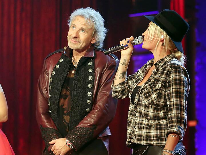 Die lustigsten Bilder vom Gottschalk-Geburtstag auf RTL...