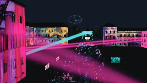 Eine erste Visualisierung, wie die neue Silvestermeile in München aussehen könnte.