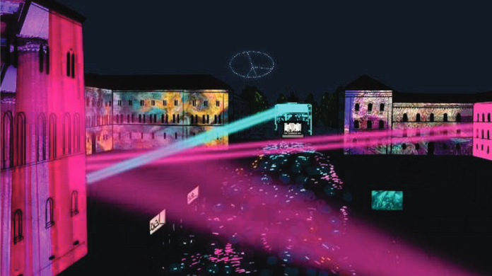 Eine erste Visualisierung, wie die neue Silvestermeile in München aussehen könnte.