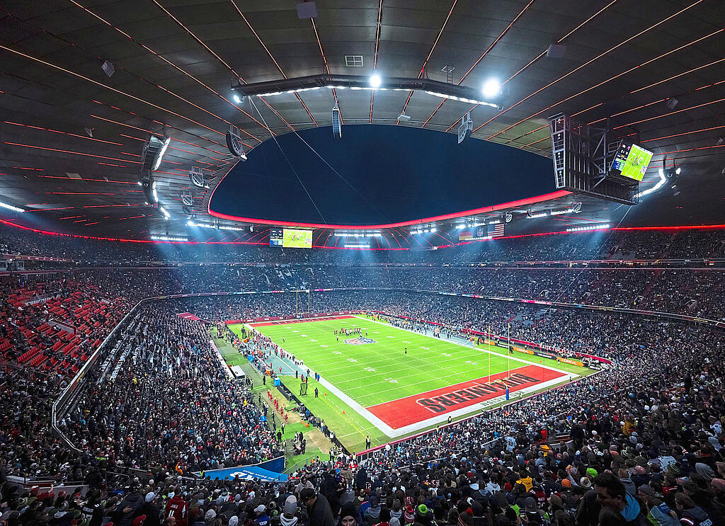 NFLSpiel in Allianz Arena München im FootballFieber Abendzeitung