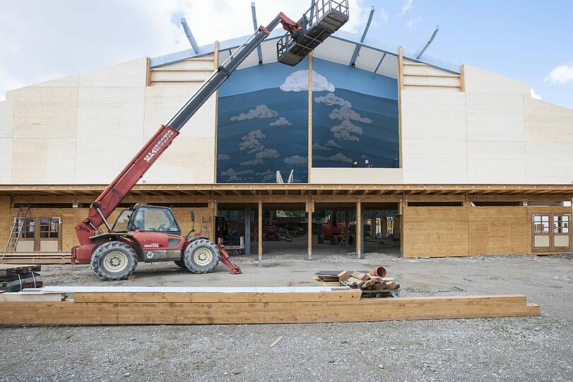 Auf der Theresienwiese geht's vorwärts: Die aktuellen Bilder vom Wiesn-Aufbau zum Durchklicken.